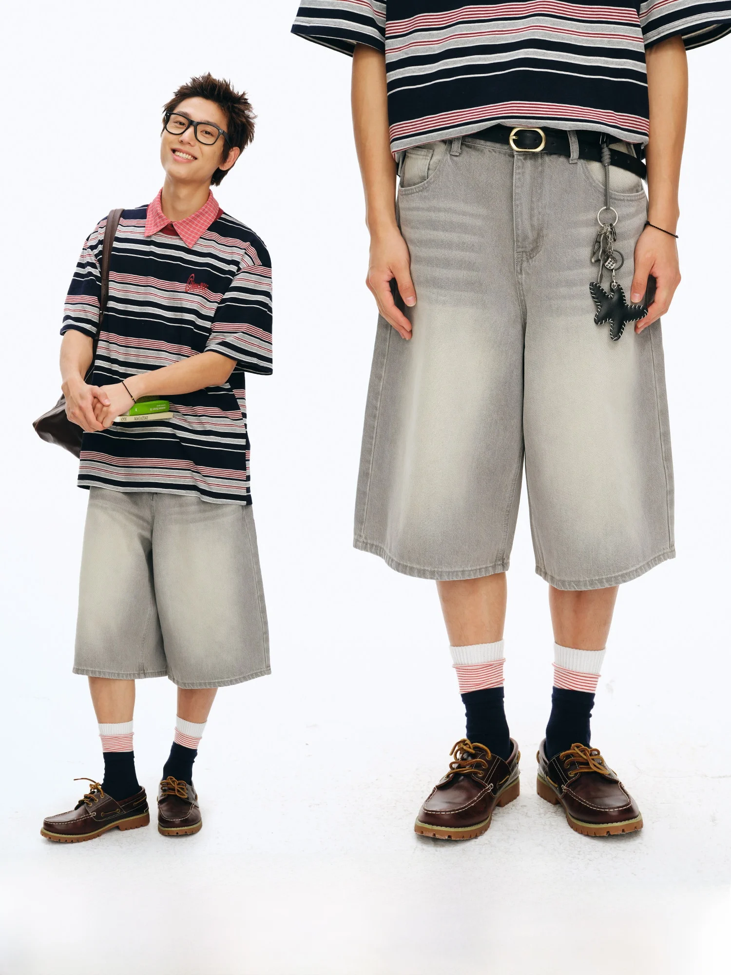 Newjnxs Retro Watered Jeans Mid-Length Straight Tube Five-Point Pants Comfortable Breathable Men's Summer Denim
Newjnxs Retro Watered Jeans Mid-Length Straight Tube Five-Point Pants Comfortable Breathable Men's Summer Denim