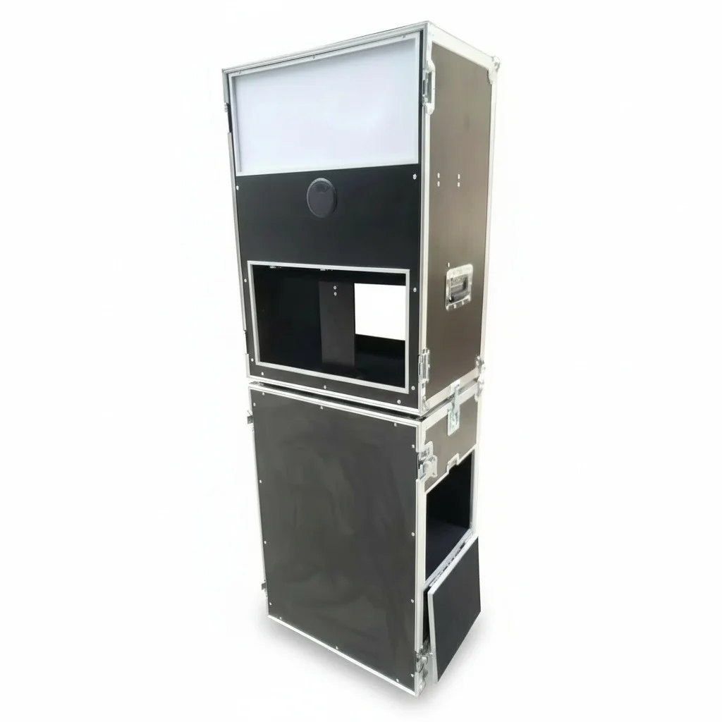 Photo Booth Case, Aluminum Plywood ATA Flight Case, Fireproof Road Case, Heavy Duty Waterproof Aviation Case for Event Transport
Photo Booth Case, Aluminum Plywood ATA Flight Case, Fireproof Road Case, Heavy Duty Waterproof Aviation Case for Event Transport