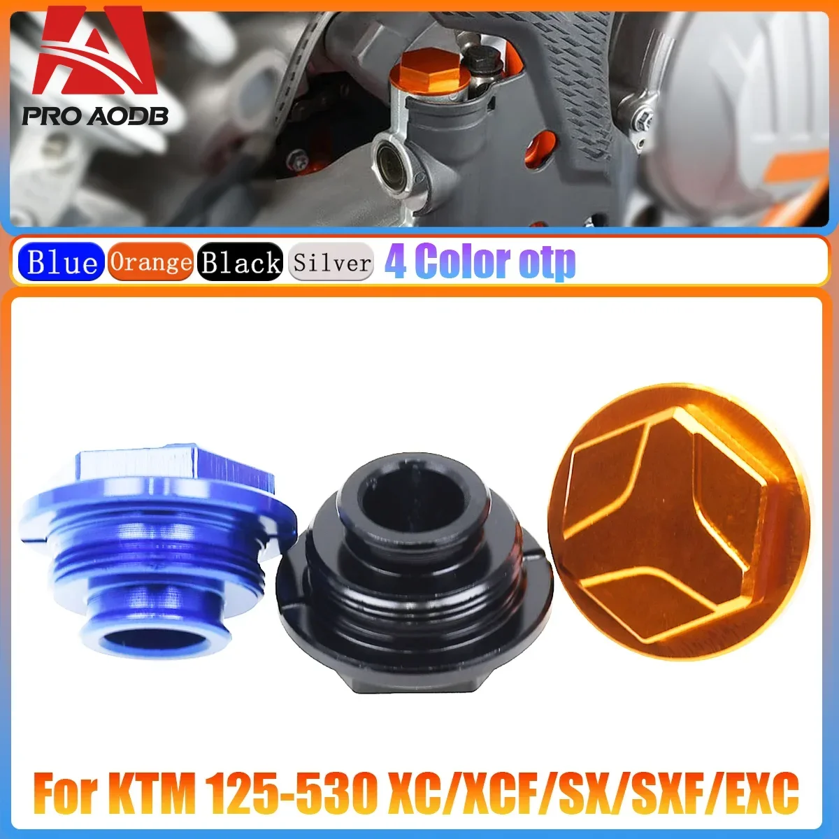 Motorcycle CNC Rear Brake Fluid Reservoir Cover Cap Fit For KTM EXC EXCF XC XCF XCW XCFW SX SXF 125-530 TPI Six Days 2004-2024
Motorcycle CNC Rear Brake Fluid Reservoir Cover Cap Fit For KTM EXC EXCF XC XCF XCW XCFW SX SXF 125-530 TPI Six Days 2004-2024