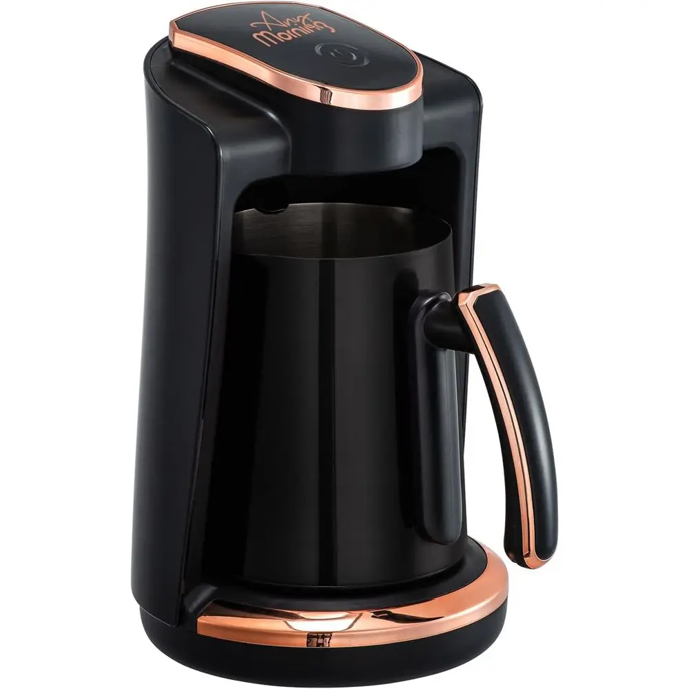 Electric Coffee Maker, 1-4 Cups, BPA-Free, 400W, Cook Sense Tech, Anti-Spill, Authentic Brew, Black
Electric Coffee Maker, 1-4 Cups, BPA-Free, 400W, Cook Sense Tech, Anti-Spill, Authentic Brew, Black
