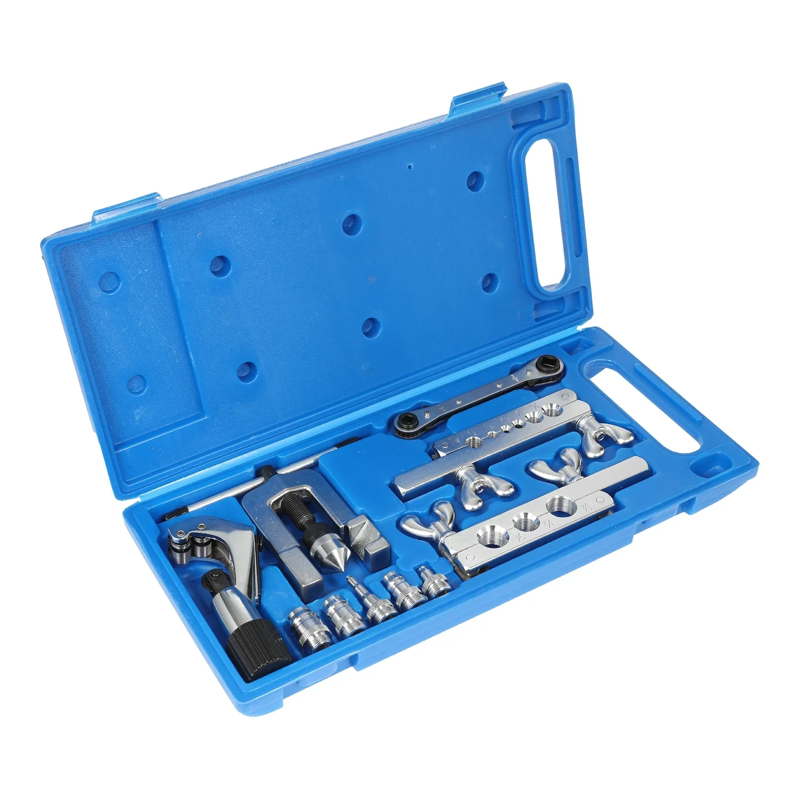 Heavy Duty Steel Flaring Tool Kit for Copper Tubing Expanding Copper Tube Expander Tool
Heavy Duty Steel Flaring Tool Kit for Copper Tubing Expanding Copper Tube Expander Tool
