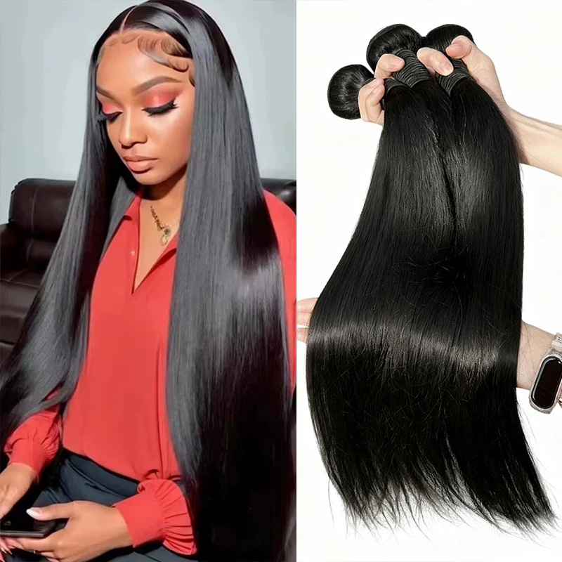 30 36 Inch Bone Straight Bundles 100% Human Hair Brazilian Virgin Hair Natural Color 3 4 Pcs Raw Hair Bundles Weave Extensions
30 36 Inch Bone Straight Bundles 100% Human Hair Brazilian Virgin Hair Natural Color 3 4 Pcs Raw Hair Bundles Weave Extensions