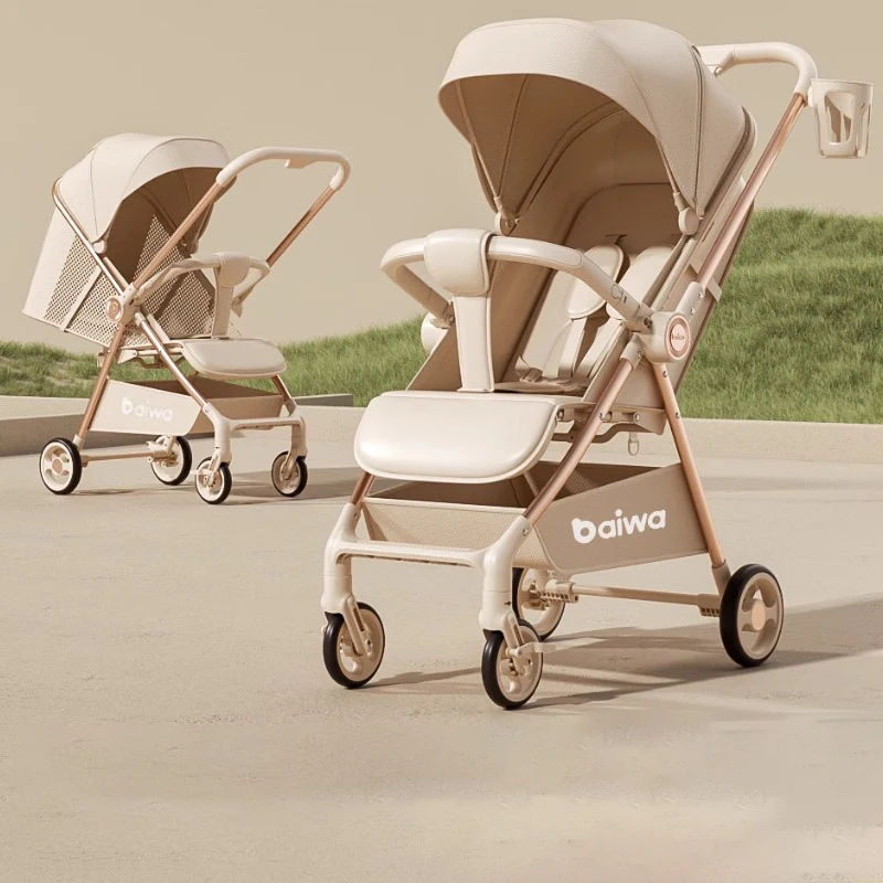 Baby Carrige High Landscape Ultra-lightweight Folding Two-way Stroller Children Stroller Walking Baby Gods
Baby Carrige High Landscape Ultra-lightweight Folding Two-way Stroller Children Stroller Walking Baby Gods