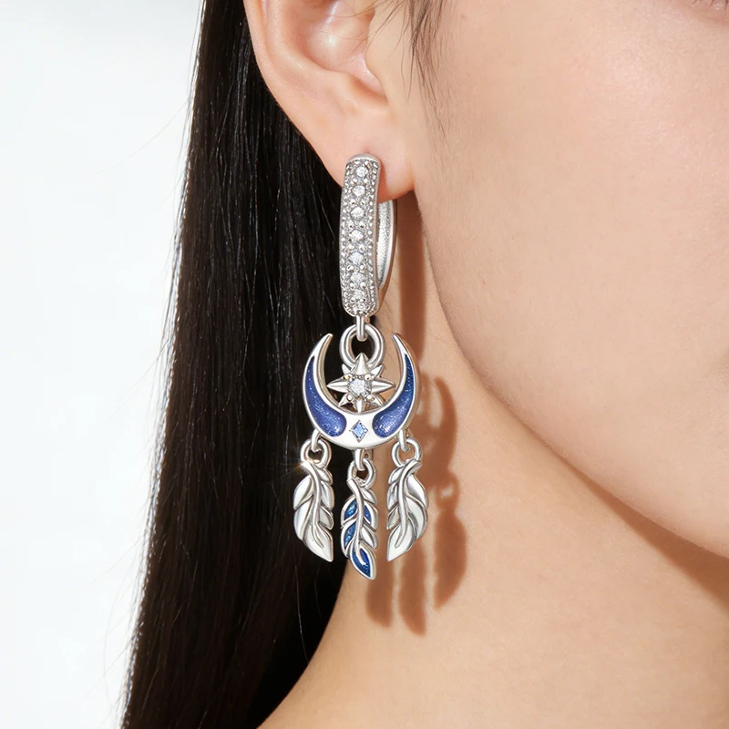 Original 925 Sterling Silver Star River Dream Net Earrings Sparkling CZ Zircon For Women Birthday Pretty Jewelry Gifts
Original 925 Sterling Silver Star River Dream Net Earrings Sparkling CZ Zircon For Women Birthday Pretty Jewelry Gifts