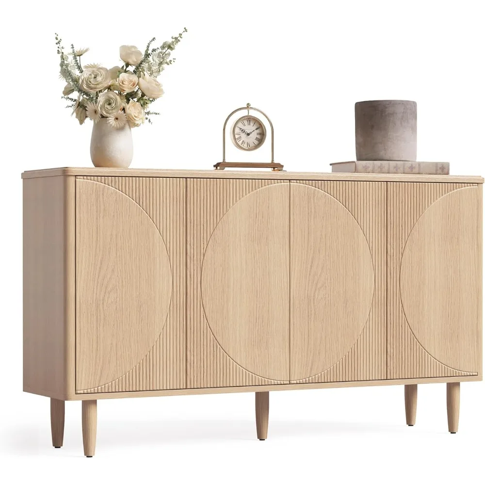 "59-Inch Modern Buffet Cabinet with Storage, Sideboard Table for Living and Dining Rooms"
"59-Inch Modern Buffet Cabinet with Storage, Sideboard Table for Living and Dining Rooms"