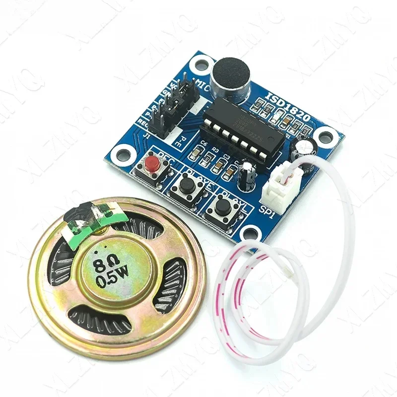 TuyaISD1820 Voice Recording Recorder Module With Mic Sound Audio Loudspeaker Diy Electronic KitAlexa Google Assistant