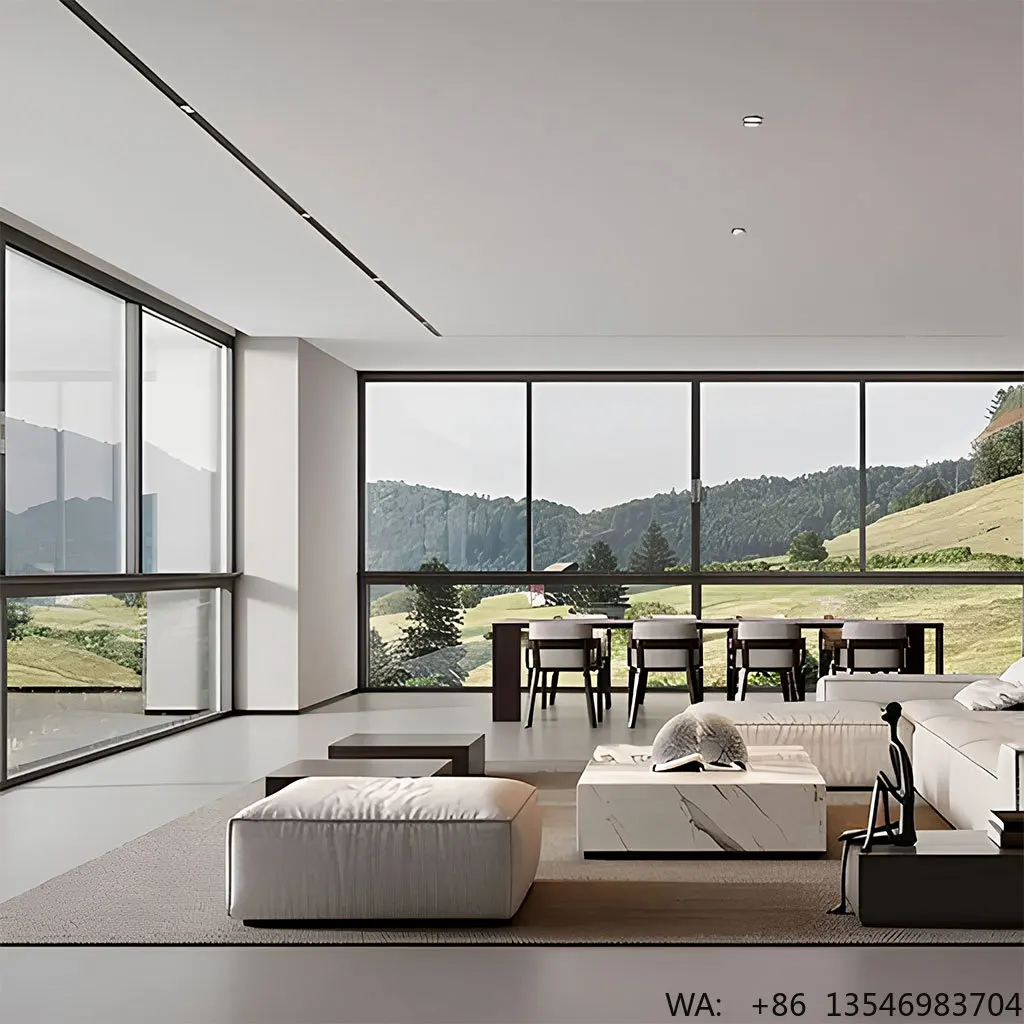 Ultra-narrow Frame Aluminum Alloy Horizontal Sliding Window, High Airtightness and Wide Vision, Ideal for Hotels and Villas.
Ultra-narrow Frame Aluminum Alloy Horizontal Sliding Window, High Airtightness and Wide Vision, Ideal for Hotels and Villas.
