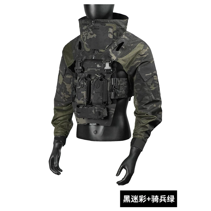 New 'Mixed' Combat Suit Guard Combination Functional Sleeve Suit Tactical Tank Top Breathable Sunscreen Frog Suit
New 'Mixed' Combat Suit Guard Combination Functional Sleeve Suit Tactical Tank Top Breathable Sunscreen Frog Suit