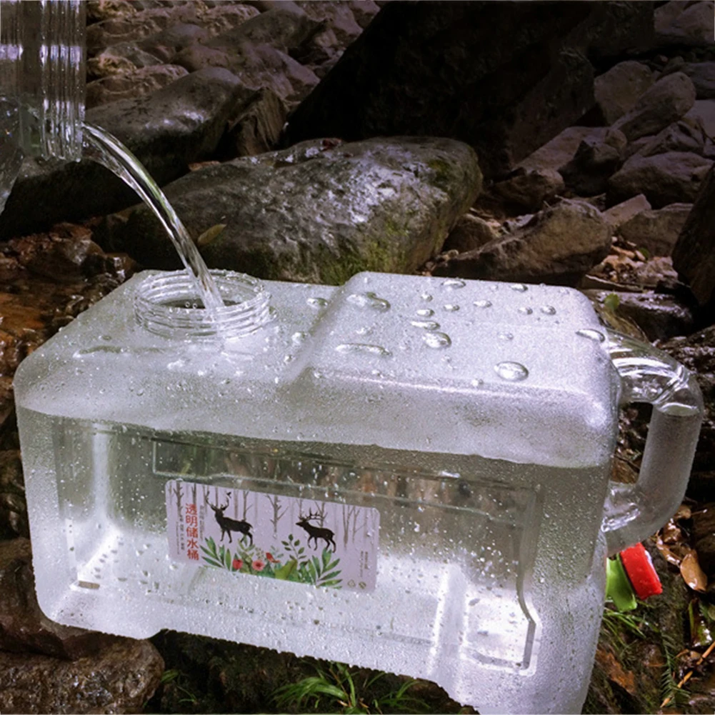 12L/2.6 Gal White Water Container W/ Spigot & Carry Handle Plastic Water Storage Carrier Set for Drinking Bathing Camping Hiking
12L/2.6 Gal White Water Container W/ Spigot & Carry Handle Plastic Water Storage Carrier Set for Drinking Bathing Camping Hiking