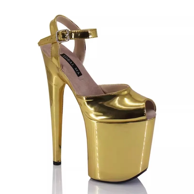 20cm steel tube dance high heels, small fish mouth waterproof platform, thin heels, hate sky high, model walking sandals women
20cm steel tube dance high heels, small fish mouth waterproof platform, thin heels, hate sky high, model walking sandals women