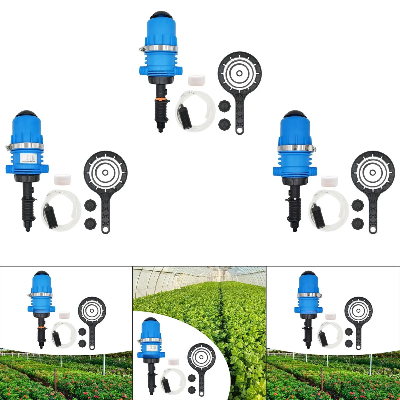 Fertilizer Injector Water Powered Water Drip Irrigationtube Automatic Dosing Pump for Agriculture Lawn Industry Farm Livestock
Fertilizer Injector Water Powered Water Drip Irrigationtube Automatic Dosing Pump for Agriculture Lawn Industry Farm Livestock