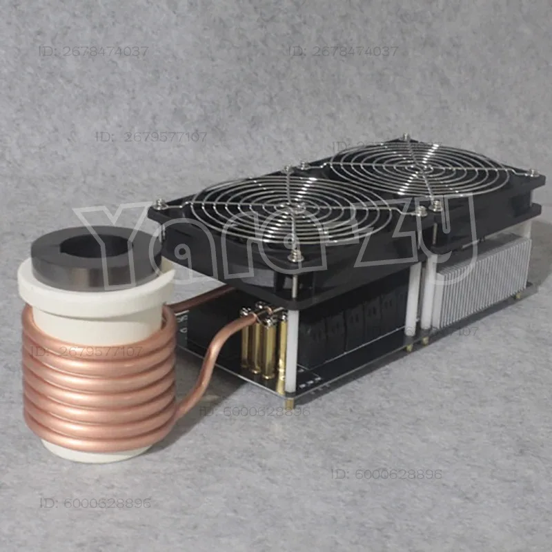 ZVS induction heating high-power high-frequency machine 3KW non tapping 6-tube gold melting furnace quenching accessories
ZVS induction heating high-power high-frequency machine 3KW non tapping 6-tube gold melting furnace quenching accessories