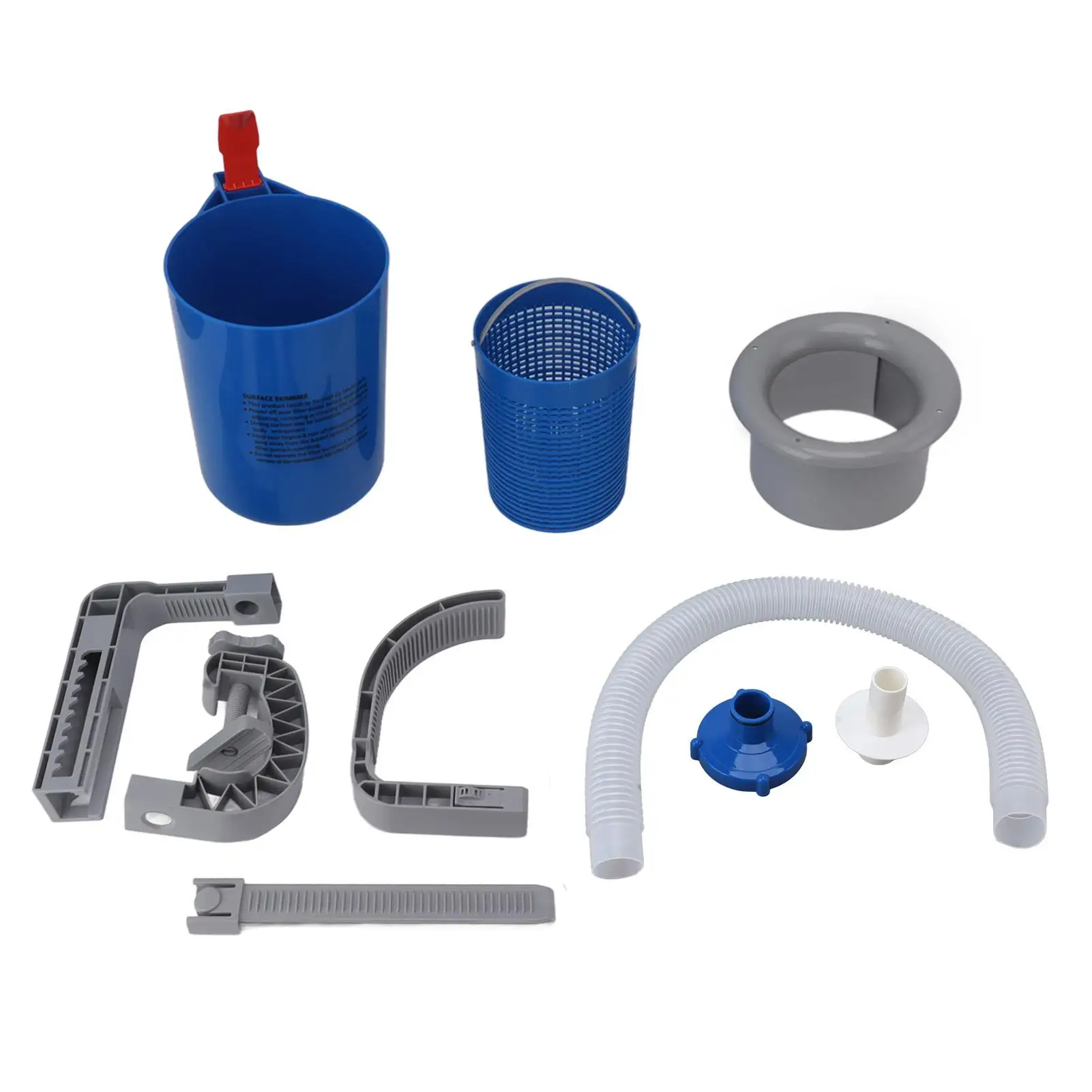 Automatic Blue Wall-Mount Surface Skimmer for Ground Pools - Effortless for pool Cleaning Tool
Automatic Blue Wall-Mount Surface Skimmer for Ground Pools - Effortless for pool Cleaning Tool