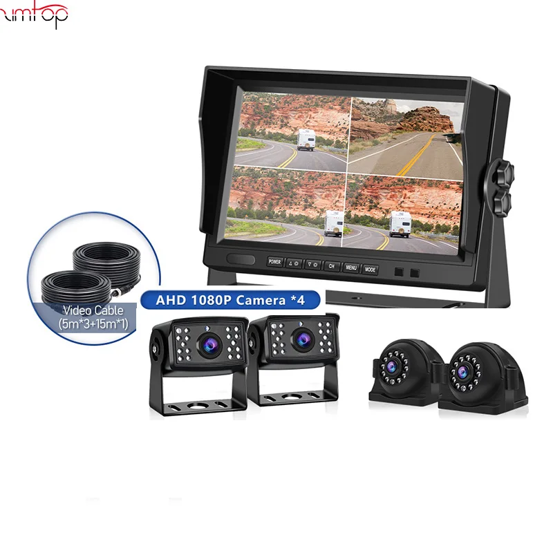 For RV Truck and Van 10.1 "DVR Recording Four Division Surveillance MP3MP5 Waterproof Night Vision 1080P Bus Dash Cam
For RV Truck and Van 10.1 "DVR Recording Four Division Surveillance MP3MP5 Waterproof Night Vision 1080P Bus Dash Cam