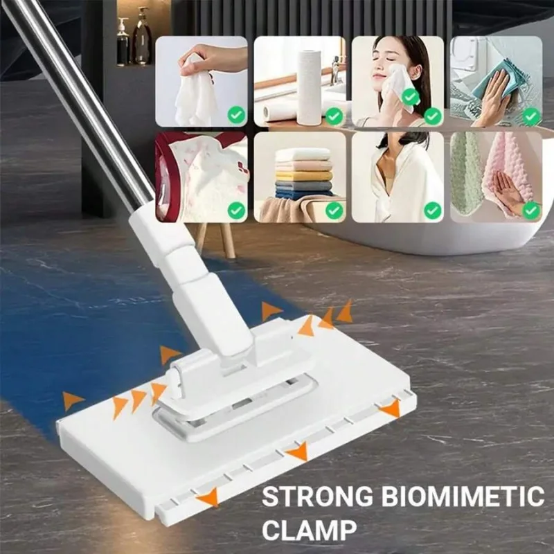 Automatic Cloth Changing Mini Mop, Snap Grip Mini Mop With 10 Cleaning Cloth
Automatic Cloth Changing Mini Mop, Snap Grip Mini Mop With 10 Cleaning Cloth