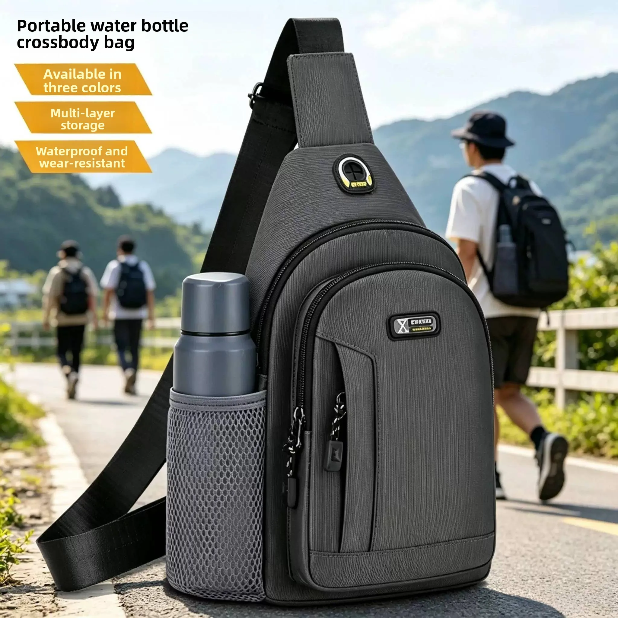 Multifunctional Sports Waterproof Chest Bag Unisex Casual Outdoor Crossbody Bag Large Capacity Leisure Single Shoulder Backpack
Multifunctional Sports Waterproof Chest Bag Unisex Casual Outdoor Crossbody Bag Large Capacity Leisure Single Shoulder Backpack