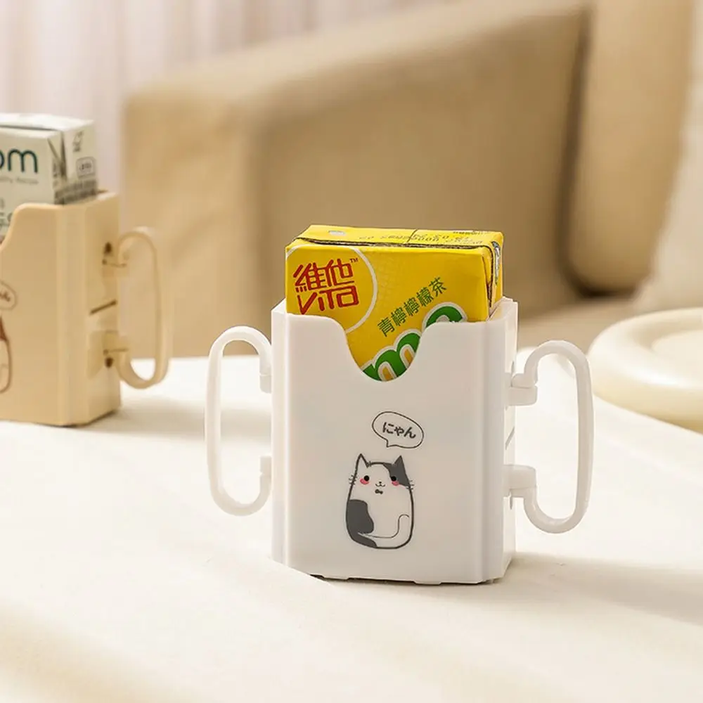 Cartoon Cat Juice Box Holder Food Storage Self-Help Water Cup Tool Milk Box Adjustable Handles Drinking Storage Box
Cartoon Cat Juice Box Holder Food Storage Self-Help Water Cup Tool Milk Box Adjustable Handles Drinking Storage Box