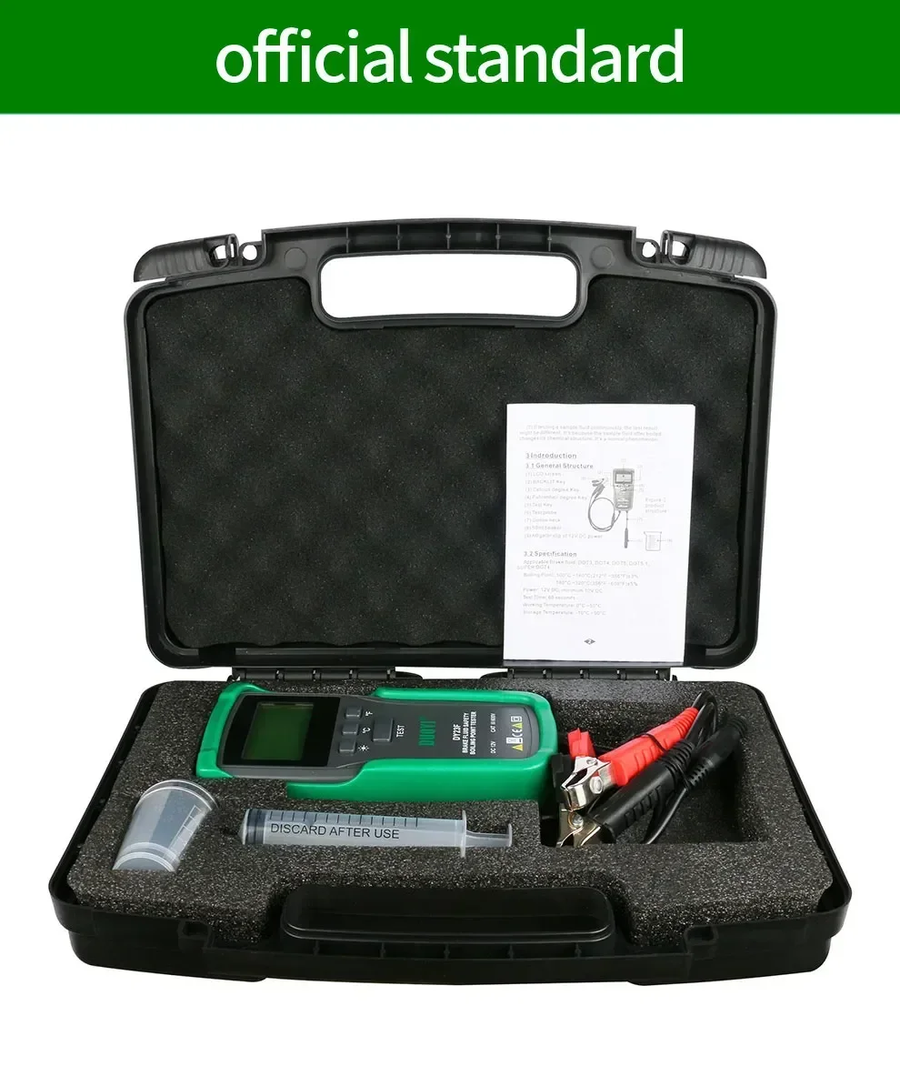 2025/Auto Brake Fluid Tester Digital Car Brake Oil Tool DOT3/4/5/5.1 HD Indicator check Display Auto Oil tool
2025/Auto Brake Fluid Tester Digital Car Brake Oil Tool DOT3/4/5/5.1 HD Indicator check Display Auto Oil tool