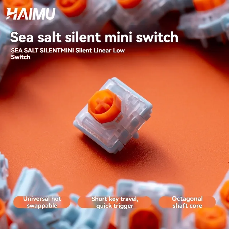 Sea Salt Mini Switch Low Profile 42g Trigger Hot Swap Custom Silent Linear Swiches Office Game Mechanical Keyboard Accessorie
Sea Salt Mini Switch Low Profile 42g Trigger Hot Swap Custom Silent Linear Swiches Office Game Mechanical Keyboard Accessorie