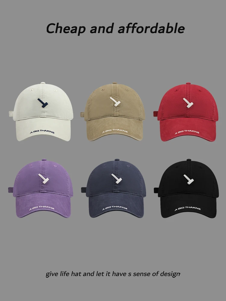 Embroidered baseball cap female spring and summer street show face small cap male versatile sunshade tide couple
Embroidered baseball cap female spring and summer street show face small cap male versatile sunshade tide couple