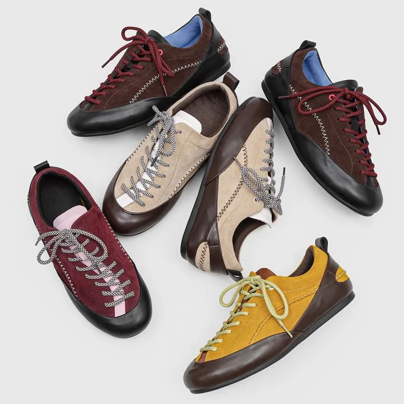 Men Casual Sports Shoes Men Lace-up Soft-soled Flat-heeled Fashionable Casual Shoes Outdoor Hiking Shoes Brand Shoes Sizes 38-46
Men Casual Sports Shoes Men Lace-up Soft-soled Flat-heeled Fashionable Casual Shoes Outdoor Hiking Shoes Brand Shoes Sizes 38-46