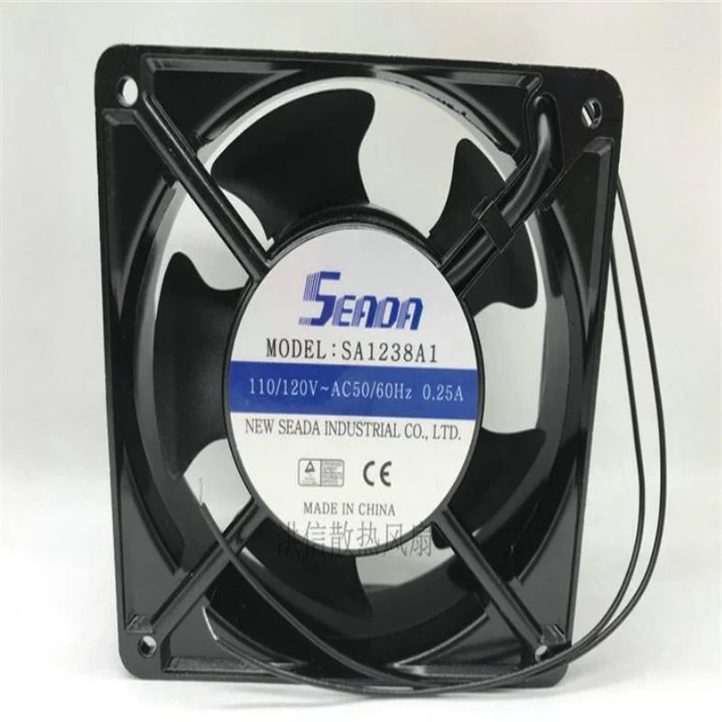 SEADA 12038 SA1238A1 110V 0.25A двухпроводной охлаждающий вентилятор для промышленного шкафа
SEADA 12038 SA1238A1 110V 0.25A двухпроводной охлаждающий вентилятор для промышленного шкафа