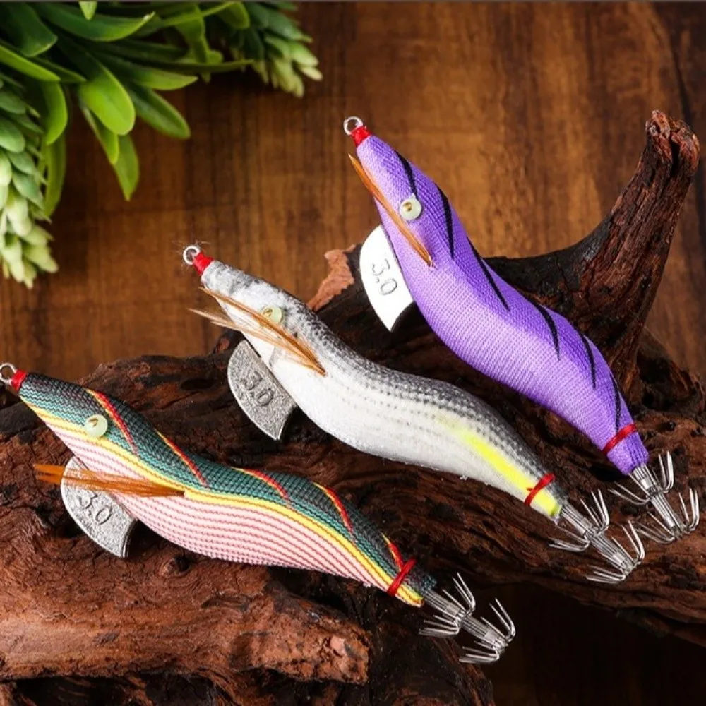Egi 3.0 Hook Squid Bait 30g Weight Octopus Design Jigging Lures Cuttlefish Shape Wutong wood Artificial Lures Deep Water
Egi 3.0 Hook Squid Bait 30g Weight Octopus Design Jigging Lures Cuttlefish Shape Wutong wood Artificial Lures Deep Water