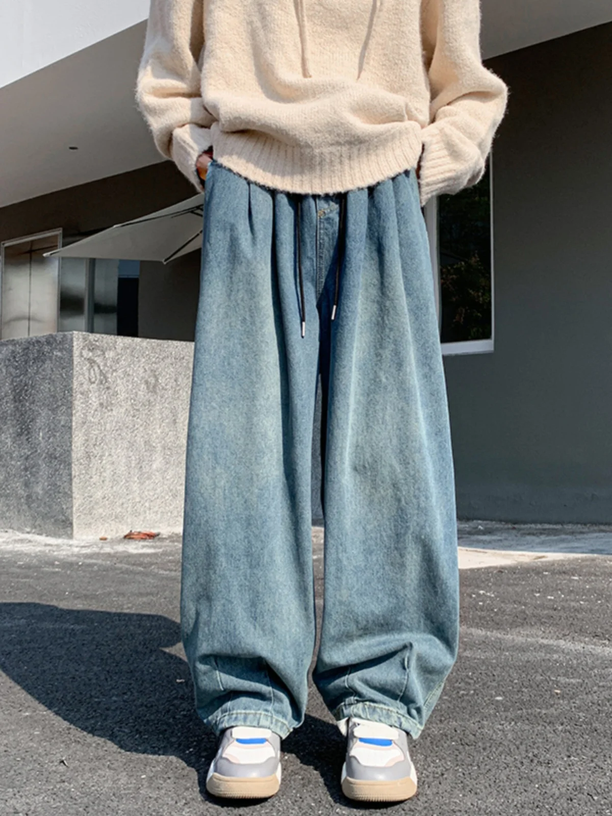 Vintage Jeans Men Plus Size Denim Pants Straight Jeans Fashion Casual Solid Color Trousers Male Big Size Bottom Trousers W324
Vintage Jeans Men Plus Size Denim Pants Straight Jeans Fashion Casual Solid Color Trousers Male Big Size Bottom Trousers W324