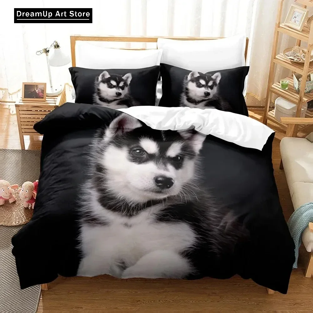 Anime Cute Dog Bedding Set Quilt Cover Bed Cover with Pillowcase Twin Single Queen King Size Boys Adult Home Textile
Anime Cute Dog Bedding Set Quilt Cover Bed Cover with Pillowcase Twin Single Queen King Size Boys Adult Home Textile