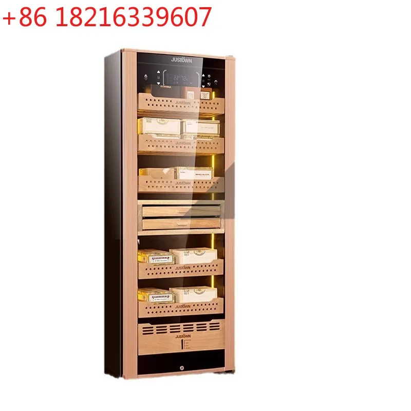 TAO Spot cigar cabinet household constant temperature and humidity high-end cedar wood cigar shelf frequency conversion intellig
TAO Spot cigar cabinet household constant temperature and humidity high-end cedar wood cigar shelf frequency conversion intellig