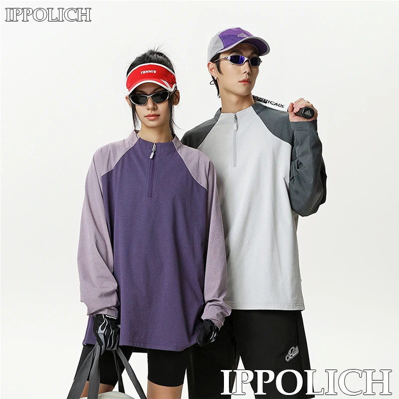 Men Outdoor Sun Protection Breathable Quick-dry Sport Long Sleeve Women Outdoor Sport Half Zipper Sun Protection Long Sleeve
Men Outdoor Sun Protection Breathable Quick-dry Sport Long Sleeve Women Outdoor Sport Half Zipper Sun Protection Long Sleeve