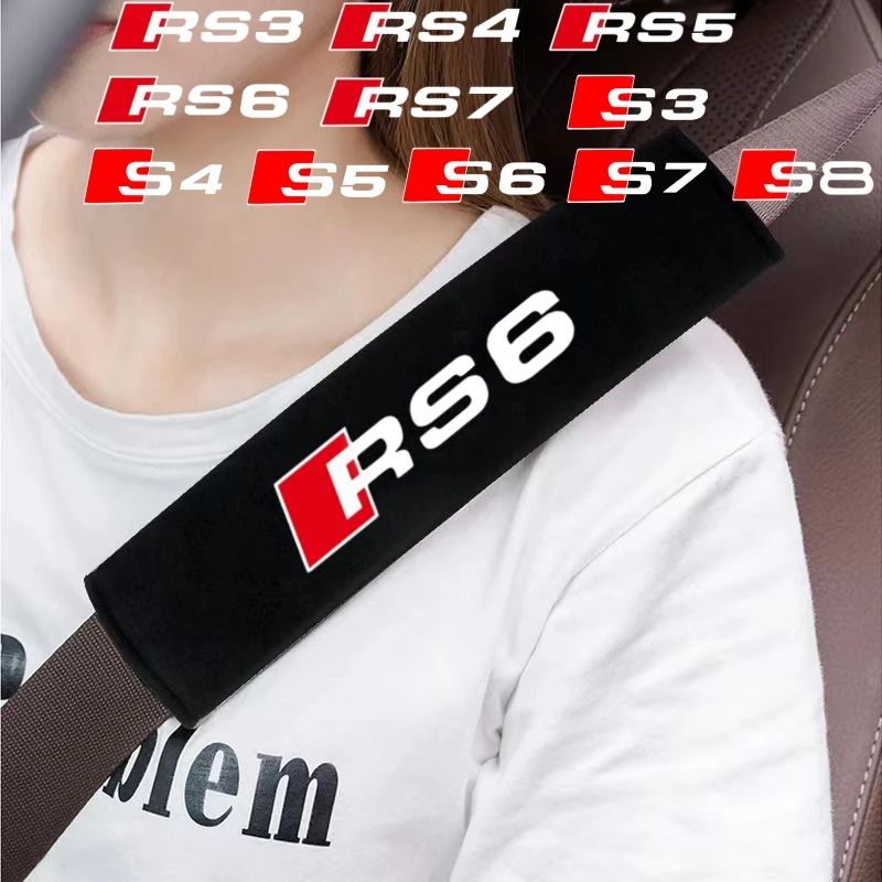 Car Styling Seat Belt Cover Leather Seatbelt Shoulder Strap Protector Pads For Audi S3 S4 S5 S6 S7 S8 RS3 RS4 RS5 RS6 RS7
Car Styling Seat Belt Cover Leather Seatbelt Shoulder Strap Protector Pads For Audi S3 S4 S5 S6 S7 S8 RS3 RS4 RS5 RS6 RS7