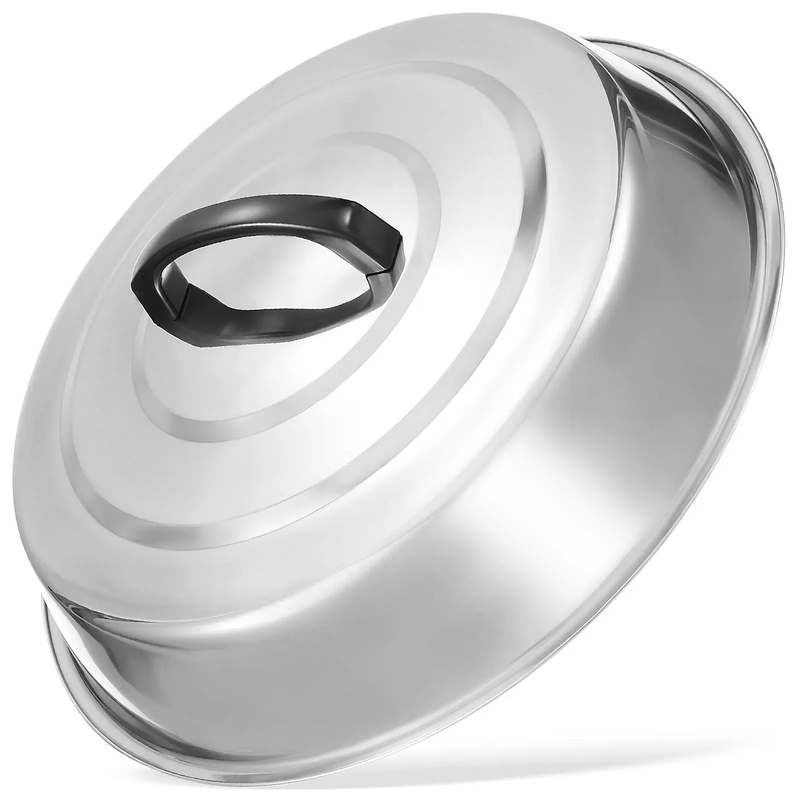 Thickened Pot Lid 32CM Stainless Steel Deepened Heightened Spillproof Rounded Edges Suitable for Bacon Beef Burgers Grilled
Thickened Pot Lid 32CM Stainless Steel Deepened Heightened Spillproof Rounded Edges Suitable for Bacon Beef Burgers Grilled