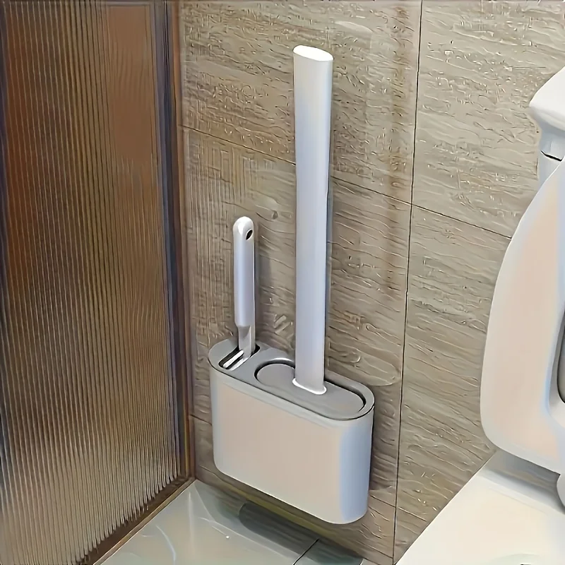 Настенный набор щеток для унитаза, силиконовая насадка для чистки ванной комнаты, компактный очиститель для унитаза с длинной ручкой, эргономичный d
Настенный набор щеток для унитаза, силиконовая насадка для чистки ванной комнаты, компактный очиститель для унитаза с длинной ручкой, эргономичный d