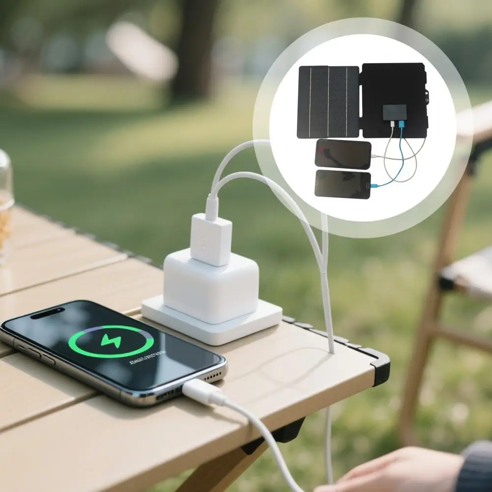 Single Silicon Solar Panel Portable Solar Panel Charger with Overvoltage Protection Waterproof Design Universal for Outdoor
Single Silicon Solar Panel Portable Solar Panel Charger with Overvoltage Protection Waterproof Design Universal for Outdoor