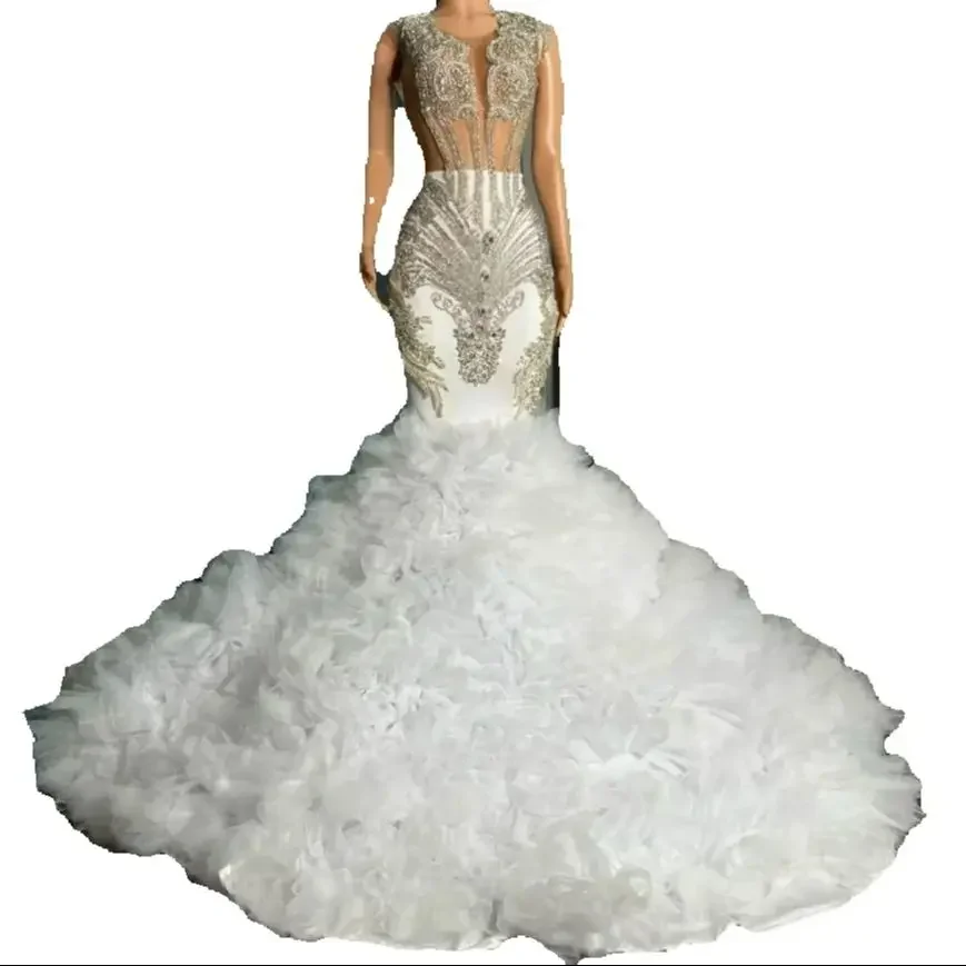 Свадебное платье с короткими рукавами по индивидуальному заказу, прозрачные блестящие кристаллы и бусы, свадебное платье со шлейфом De Mariee, роскошное свадебное платье из тюля
Свадебное платье с короткими рукавами по индивидуальному заказу, прозрачные блестящие кристаллы и бусы, свадебное платье со шлейфом De Mariee, роскошное свадебное платье из тюля