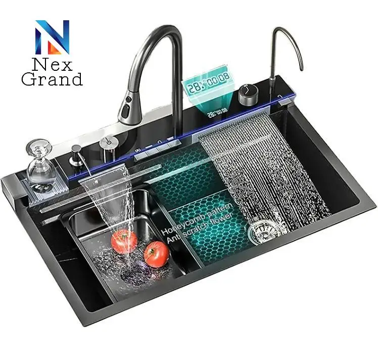 Black Friday Hot Deals Modern Gun Grey Kitchen Sinks Multifunction Kitchen Sinks 304 Stainless Steel Kitchen Sink Set Faucet
Black Friday Hot Deals Modern Gun Grey Kitchen Sinks Multifunction Kitchen Sinks 304 Stainless Steel Kitchen Sink Set Faucet
