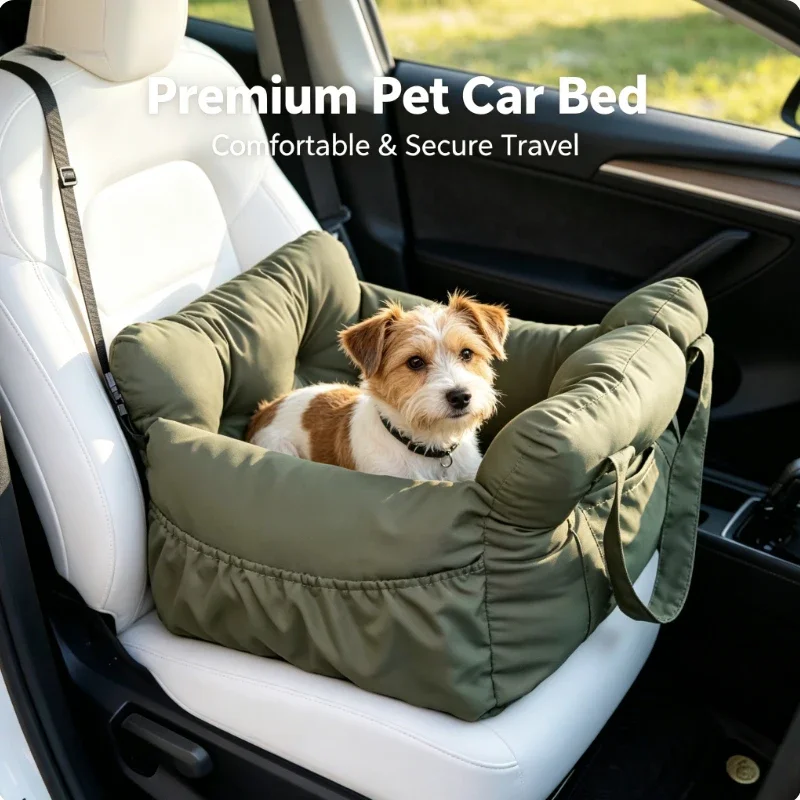 Dog Car Seat for Small Dogs Cats Washable Non-Slip Pet Booster Bed with Safety Belt Car Travel Accessories Amagi
Dog Car Seat for Small Dogs Cats Washable Non-Slip Pet Booster Bed with Safety Belt Car Travel Accessories Amagi