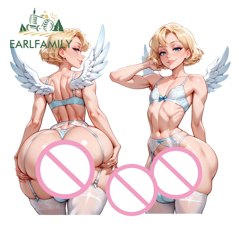 EARLFAMILY Angel Bikini Femboy Sexy Car Sticker Air Conditioner Windows Vinyl JDM Decal Waterproof Car Goods RV ATV Accessories
EARLFAMILY Angel Bikini Femboy Sexy Car Sticker Air Conditioner Windows Vinyl JDM Decal Waterproof Car Goods RV ATV Accessories