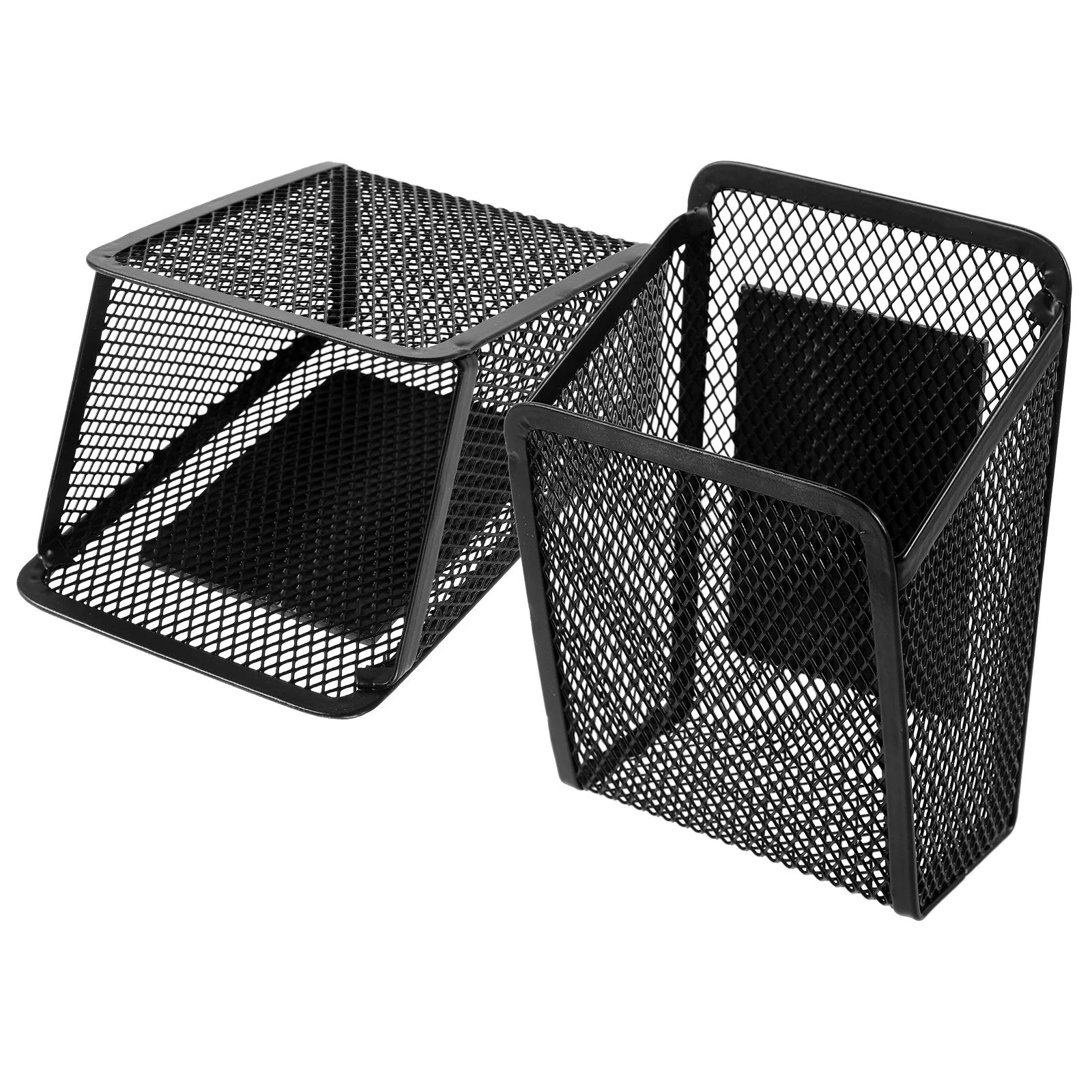2 Pcs Storage Basket Pen Holders Magnetic Cup Metal Pencil Office Supplies Desktop
2 Pcs Storage Basket Pen Holders Magnetic Cup Metal Pencil Office Supplies Desktop