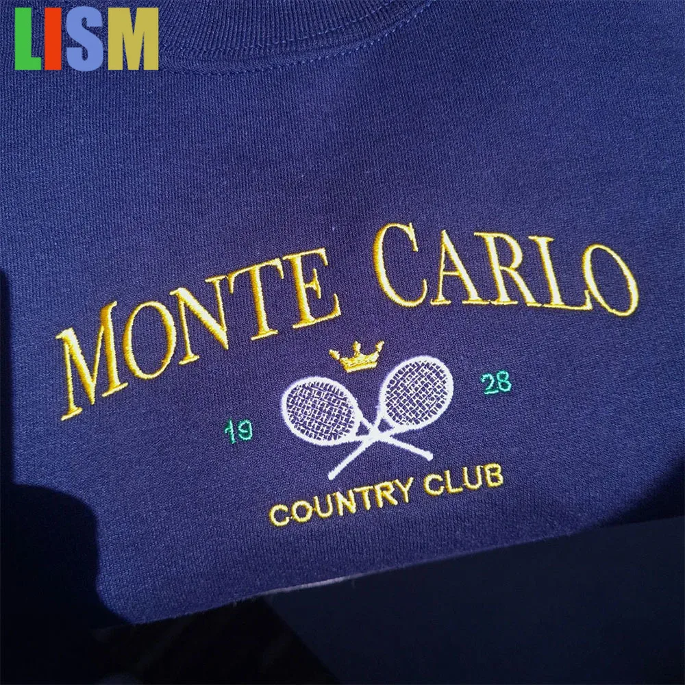 LISM women's winter clothes y2k sweatshirt 2025 Monte Carlo Country Club Vintage Unisex Embroidered Thick Warm Pullover Tennis
LISM women's winter clothes y2k sweatshirt 2025 Monte Carlo Country Club Vintage Unisex Embroidered Thick Warm Pullover Tennis
