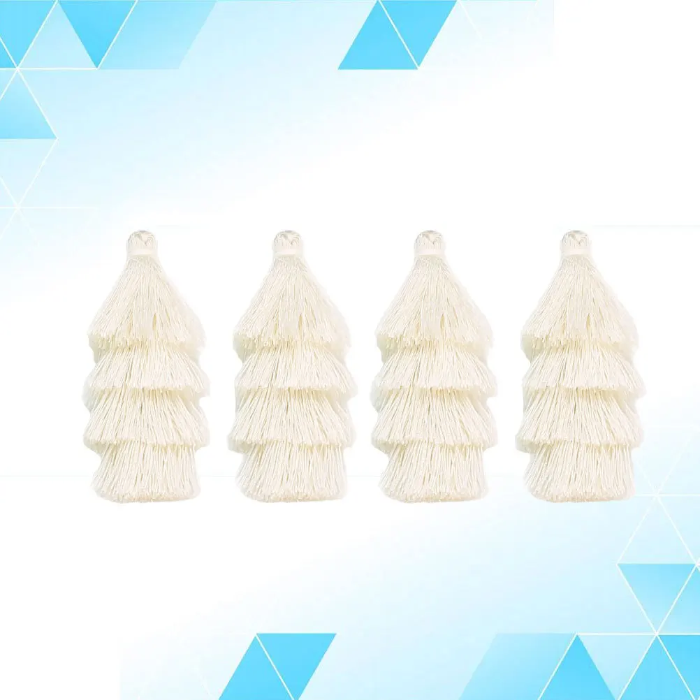 4 Pcs Women Christmas Earrings Hanging Tassel Pendant Charms Beige Chrisrmas Eardrop 
4 Pcs Women Christmas Earrings Hanging Tassel Pendant Charms Beige Chrisrmas Eardrop