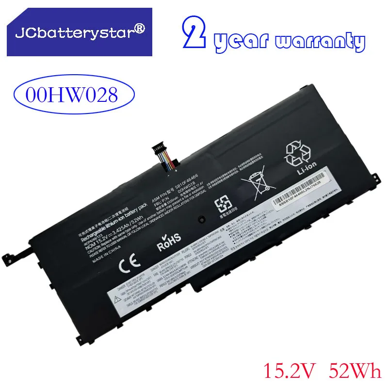 Новый аккумулятор JC 00HW029 00HW028 01AV439 15,2 в 52 Втч для ноутбука Lenovo ThinkPad X1 Carbon Gen 4 (2016) X1 Yoga 1st(2016) SB10F46467
Новый аккумулятор JC 00HW029 00HW028 01AV439 15,2 в 52 Втч для ноутбука Lenovo ThinkPad X1 Carbon Gen 4 (2016) X1 Yoga 1st(2016) SB10F46467