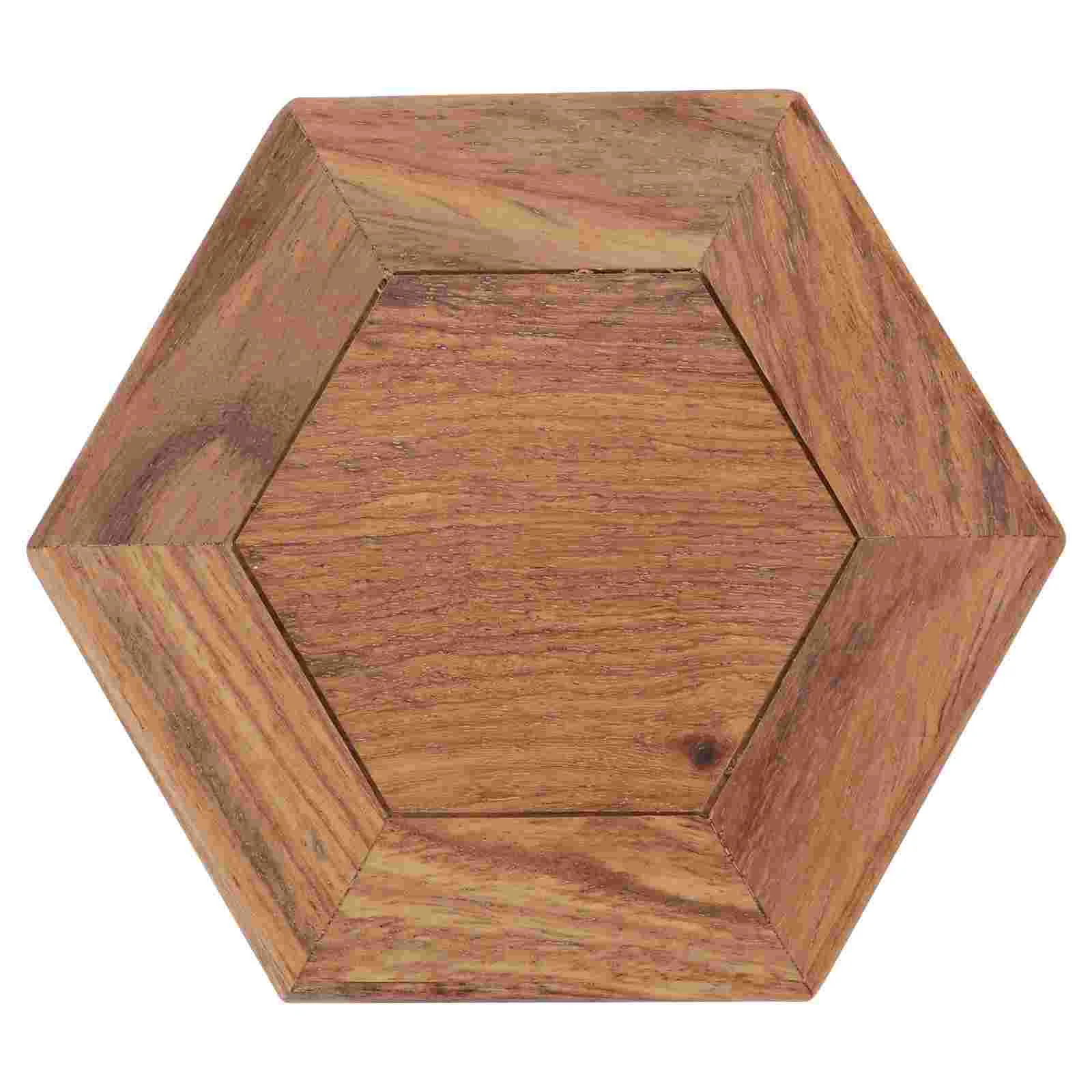 Hexagonal Clay Pot 10x12cm Round Wood Base Handmade Crystal Decorative Stand Storage Pedestal Wooden Flowerpot Base
Hexagonal Clay Pot 10x12cm Round Wood Base Handmade Crystal Decorative Stand Storage Pedestal Wooden Flowerpot Base