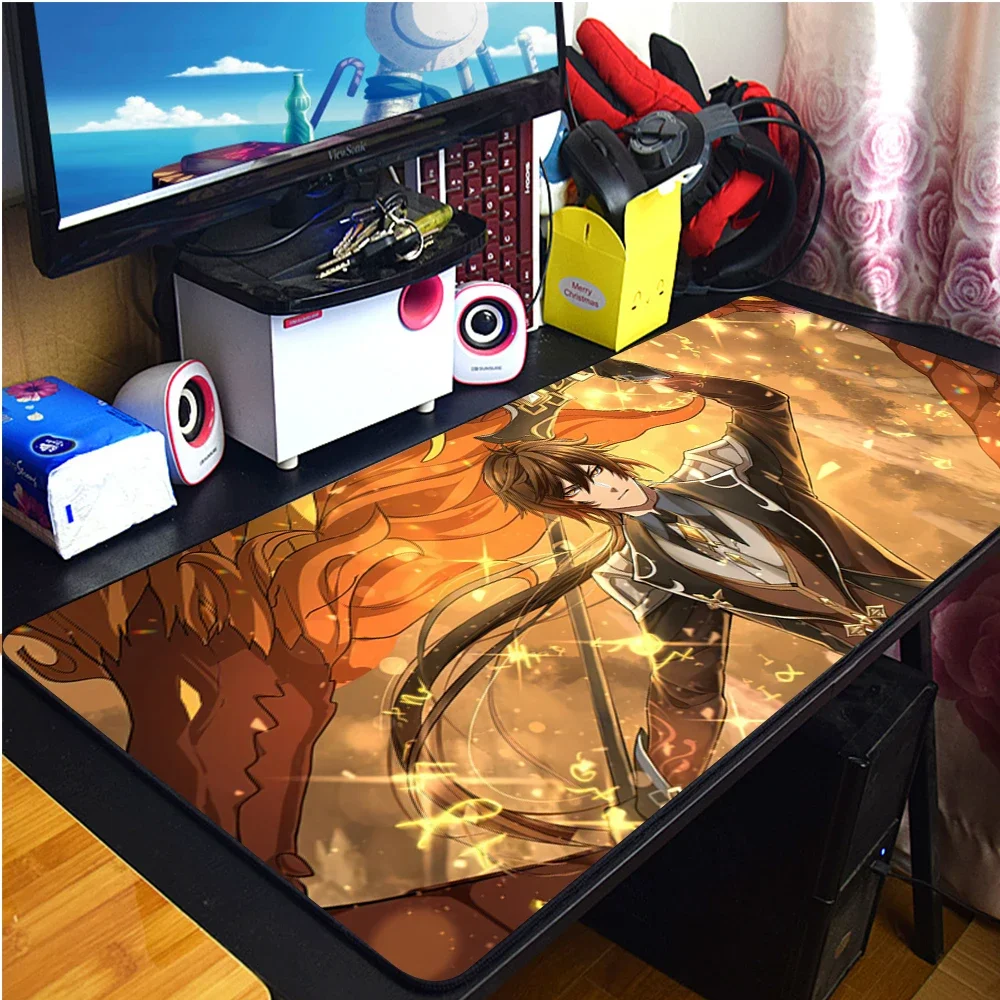Genshin Impact Tartaglia Zhongli laptop Rubber Mouse Mat Size for large Edge Locking Speed Version Game Keyboard Pad girl gift
Genshin Impact Tartaglia Zhongli laptop Rubber Mouse Mat Size for large Edge Locking Speed Version Game Keyboard Pad girl gift