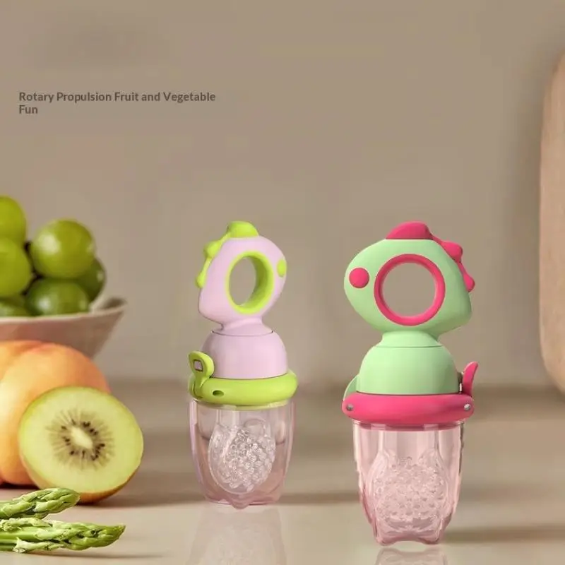 Dinosaur Rotate Push-Type Baby Fruit Feeder Silicone Fresh Food Feeder Kids Feeding Tool-TOY
Dinosaur Rotate Push-Type Baby Fruit Feeder Silicone Fresh Food Feeder Kids Feeding Tool-TOY