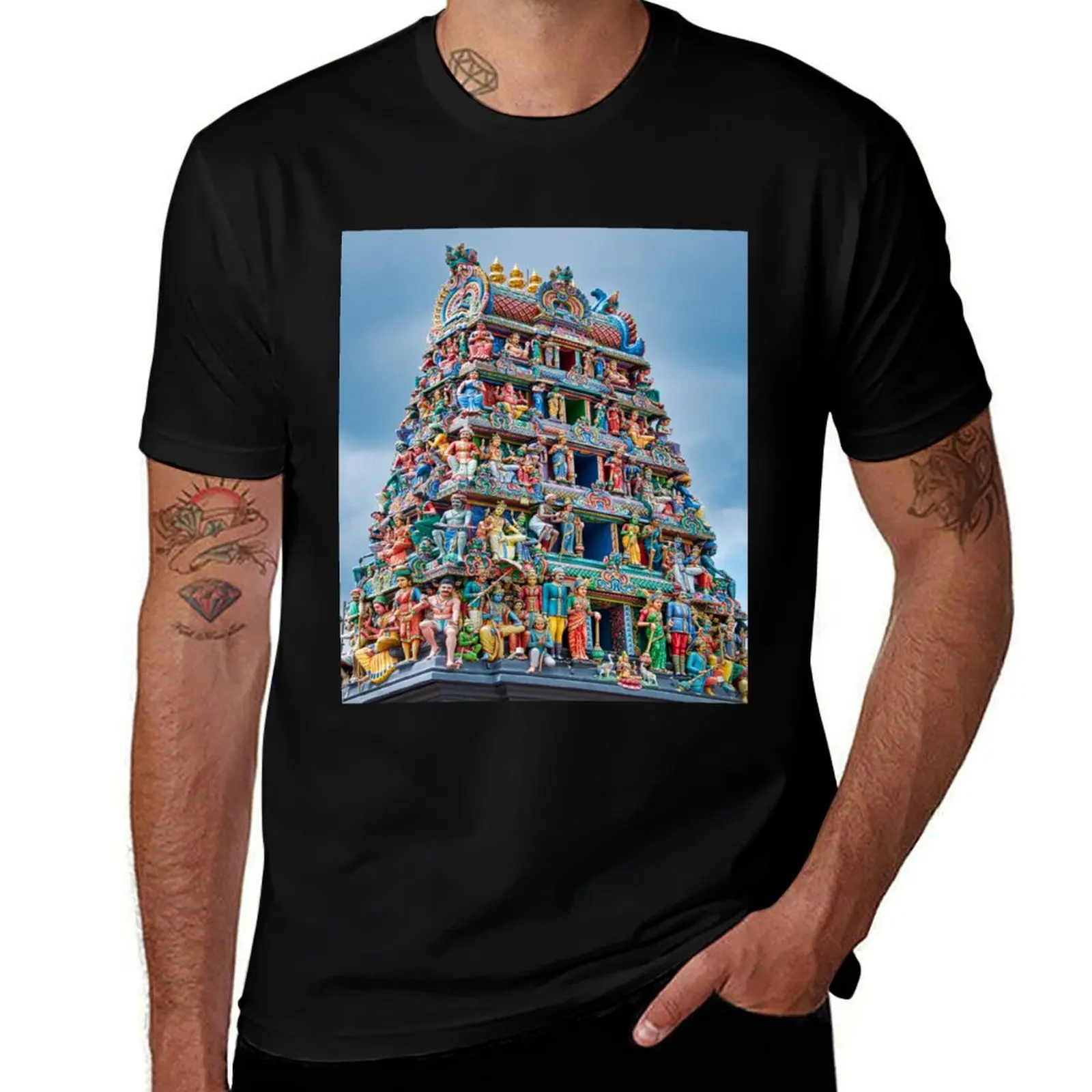 Sri Mariamman Hindu Temple Singapore T-Shirt valentines clothes graphic t shirts shirts graphic tees cotton t shirt men
Sri Mariamman Hindu Temple Singapore T-Shirt valentines clothes graphic t shirts shirts graphic tees cotton t shirt men
