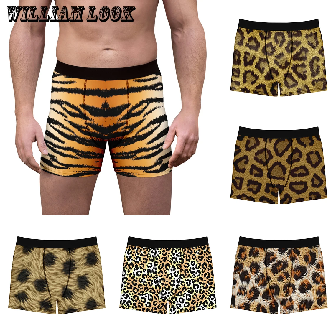 Sexy Leopard Print Unisex Underwear Elastic Boxer Shorts For Men Underpants Fashion Women Underwear Lingerie Boxers Briefs
Sexy Leopard Print Unisex Underwear Elastic Boxer Shorts For Men Underpants Fashion Women Underwear Lingerie Boxers Briefs