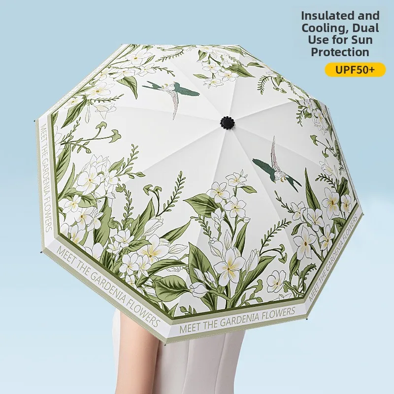 Retro Classical Flower Pattern Umbrella UV Protection Women's Double Layer Sunshade Outdoor Umbrella Gel Super Sunsc...
Retro Classical Flower Pattern Umbrella UV Protection Women's Double Layer Sunshade Outdoor Umbrella Gel Super Sunsc...
