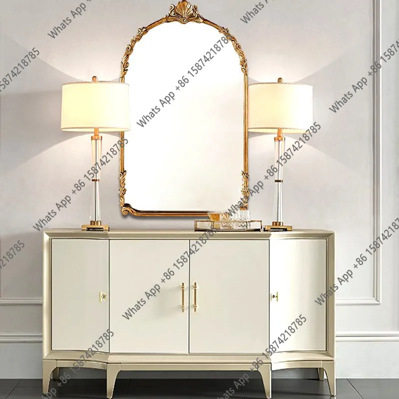 VB European-style Carved Wooden Frame Bathroom Mirror Designer Creative Porch Wall Decorative Mirror French Makeup Mirror
VB European-style Carved Wooden Frame Bathroom Mirror Designer Creative Porch Wall Decorative Mirror French Makeup Mirror